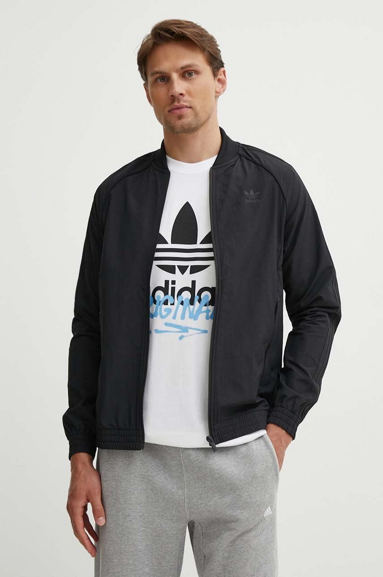 adidas Originals kurtka męska kolor czarny przejściowa IZ2111