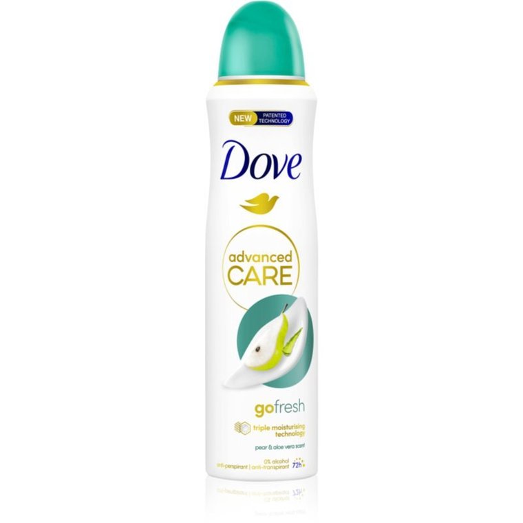 Dove Advanced Care Antiperspirant antyperspirant w sprayu 72 godz. Pear & Aloe 150 ml