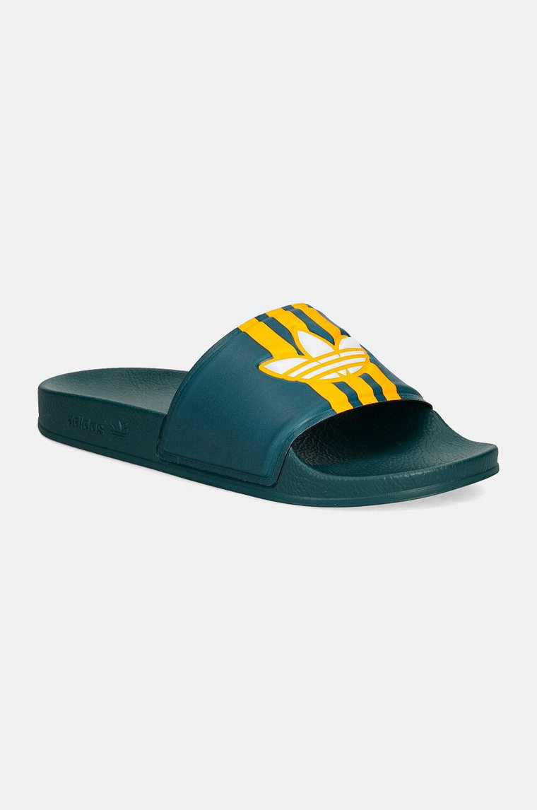 adidas Originals klapki Adilette męskie kolor zielony IG9268