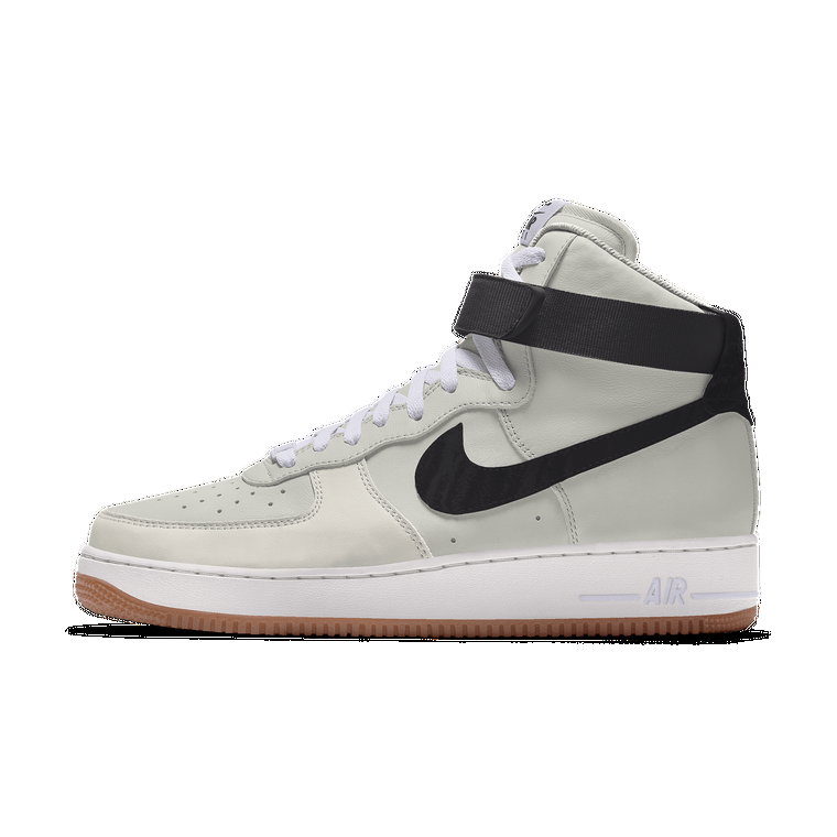 Spersonalizowane buty męskie Nike Air Force 1 High By You - Szary