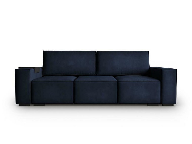 Sofa z funkcją spania Ballo Velvet Royal granatowa