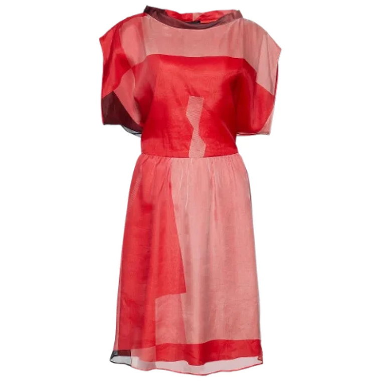 Pre-owned Silk dresses Armani Pre-owned