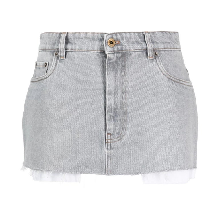 Denim Skirts Miu Miu