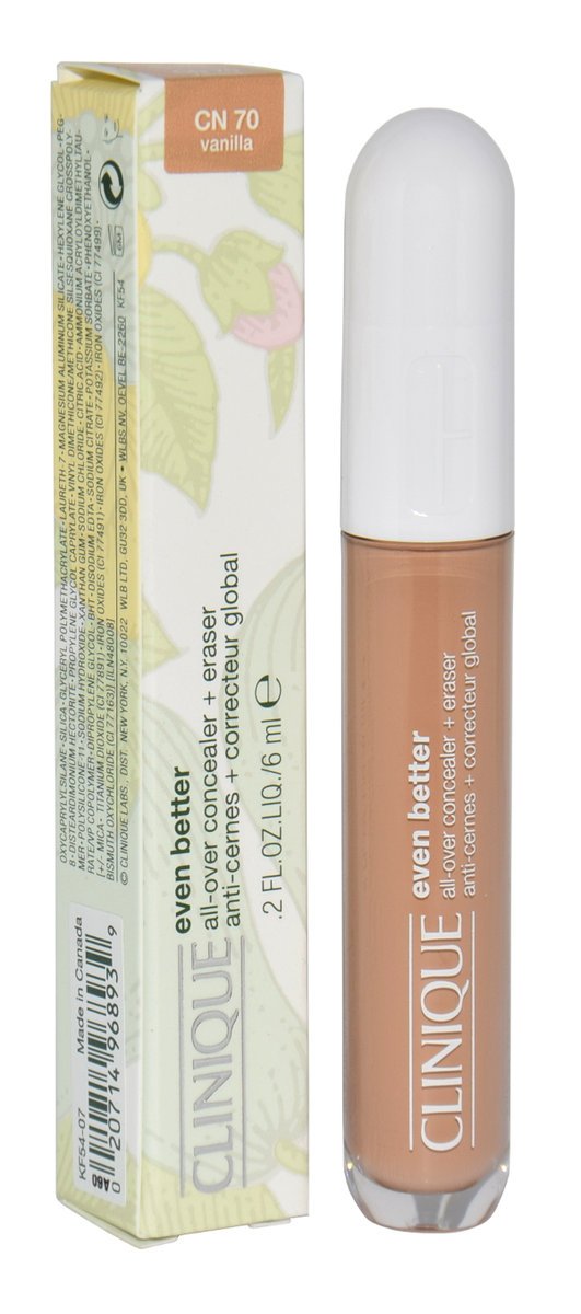 Clinique, Even Better, korektor do twarzy All Over Concealer + Eraser Cn 70 Vanilla, 6 ml