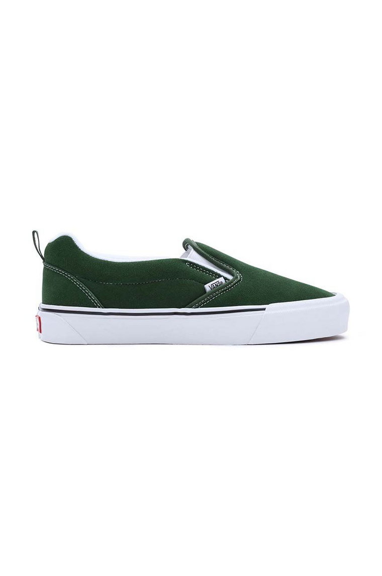 Vans tenisówki Knu Slip męskie kolor zielony VN0009QDBGN1