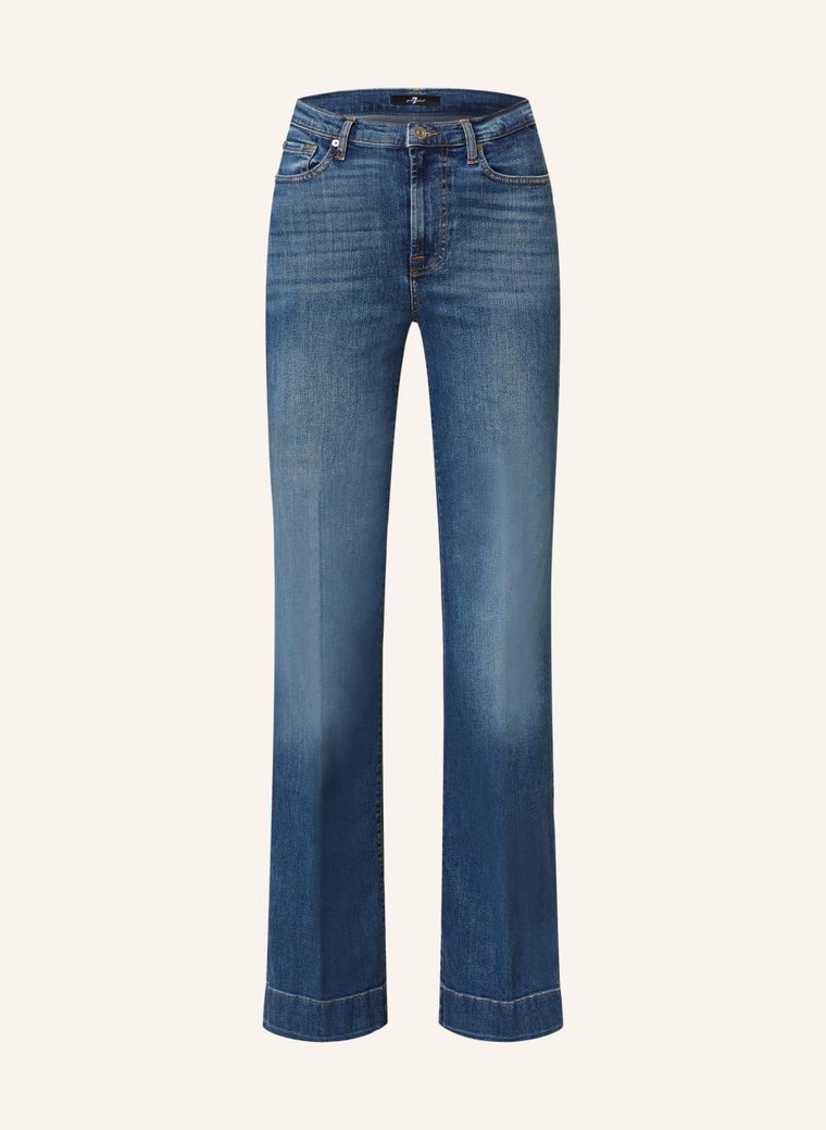 7 For All Mankind Jeansy Flared Modern Dojo blau