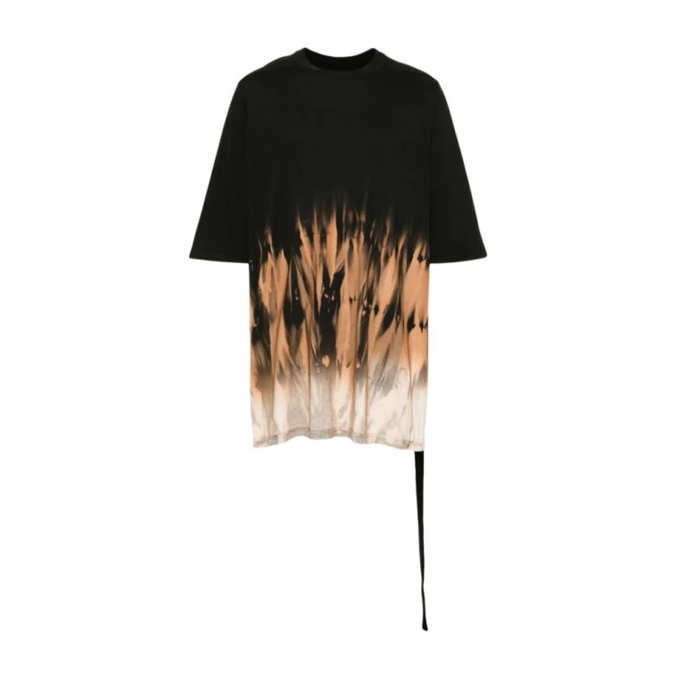 Czarne Oversized T-shirty i Pola Rick Owens