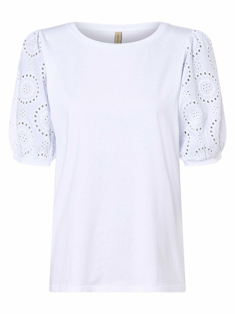 soyaconcept - T-shirt damski  SC-Loraine 1, biały