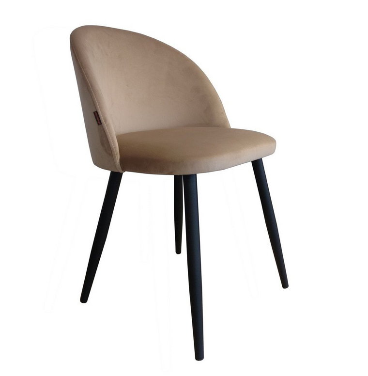 Krzesło ATOS Colin MG06, beżowo-czarne, 76x57x44 cm