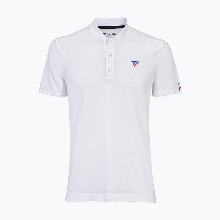 Koszulka polo tenisowa męska Tecnifibre 25POlOPIQ Pique white