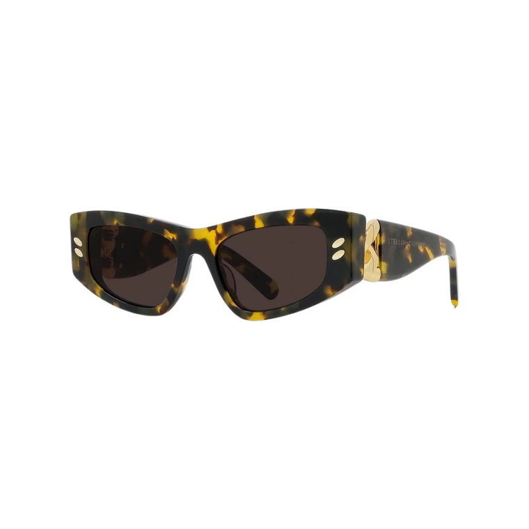 Kolorowe Havana/Brązowe Okulary przeciwsłoneczne Stella McCartney