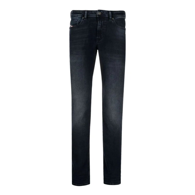 Ciemnoniebieskie Skinny Jeans z Niskim Stanem Diesel