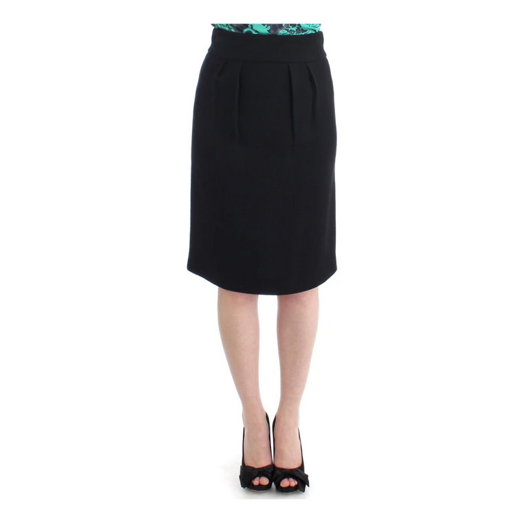 Black wool pencil skirt Roberto Cavalli