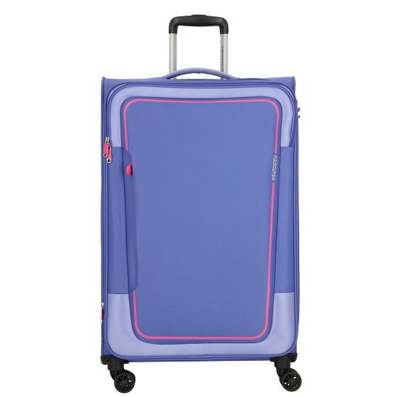 American Tourister Pulsonic 4 kółka Walizka 81 cm z plisą rozprężną soft lilac