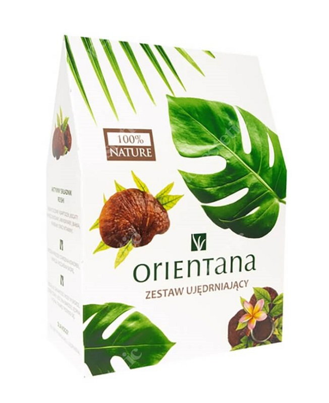 Orientana Ujędrniający Zestaw: Reishi Krem na dzień + Booster +Maseczka Glow