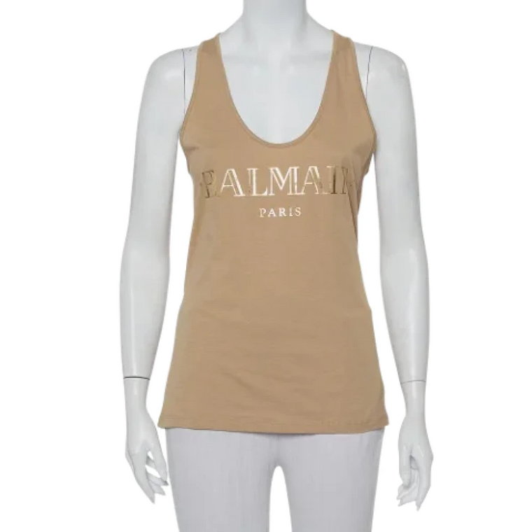 Pre-owned Cotton tops Balmain Pre-owned