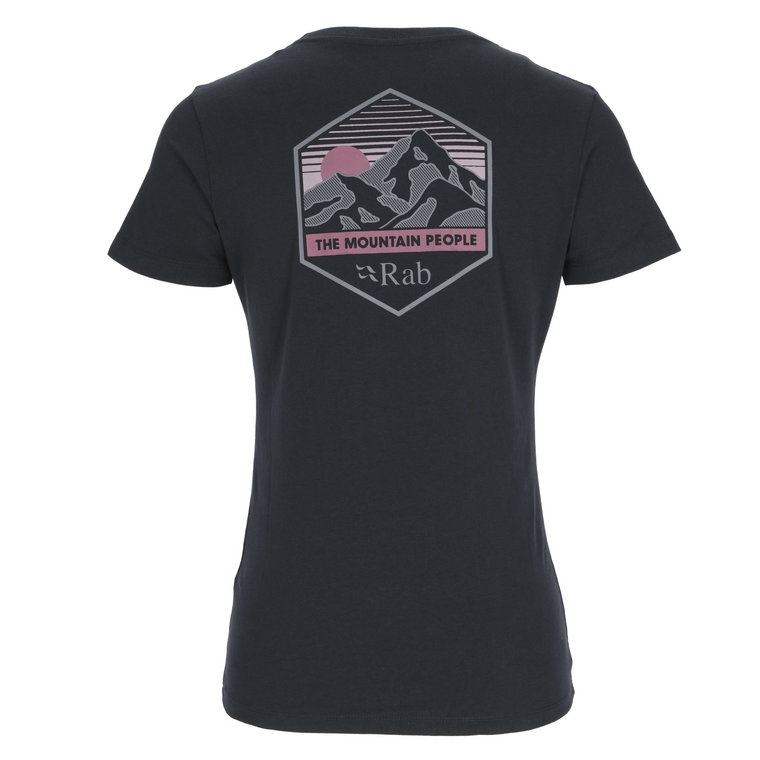 Damska koszulka Rab Stance Mountain Peak Tee beluga - 10