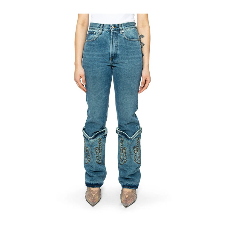 Vintage Blue Mini Cowboy Cuff Jeans Y/Project