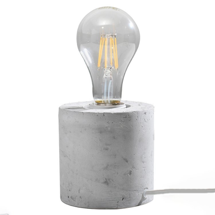 Lampa biurkowa SALGADO beton industrialny cylindryczny rozproszone światło SL.0680 Sollux Lighting