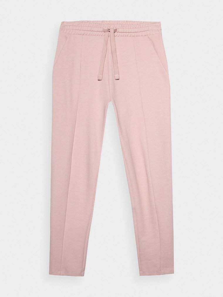 Spodnie dresowe damskie Outhorn - różowe