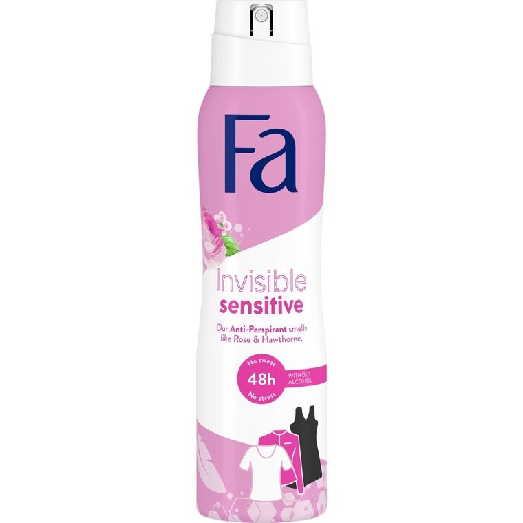 Fa, Invisible Sensitive, dezodorant spray, 150 ml