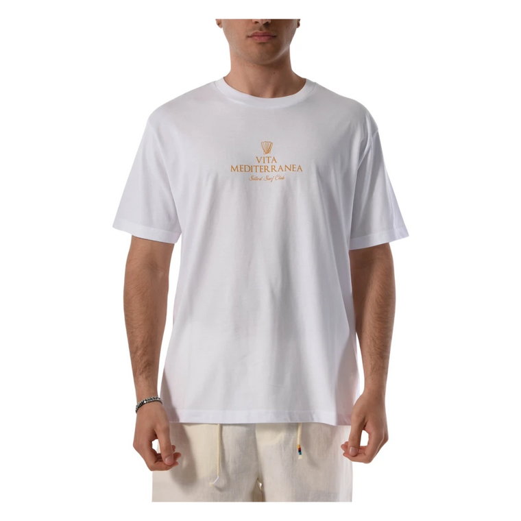 Luźny T-shirt z bawełny The Silted Company