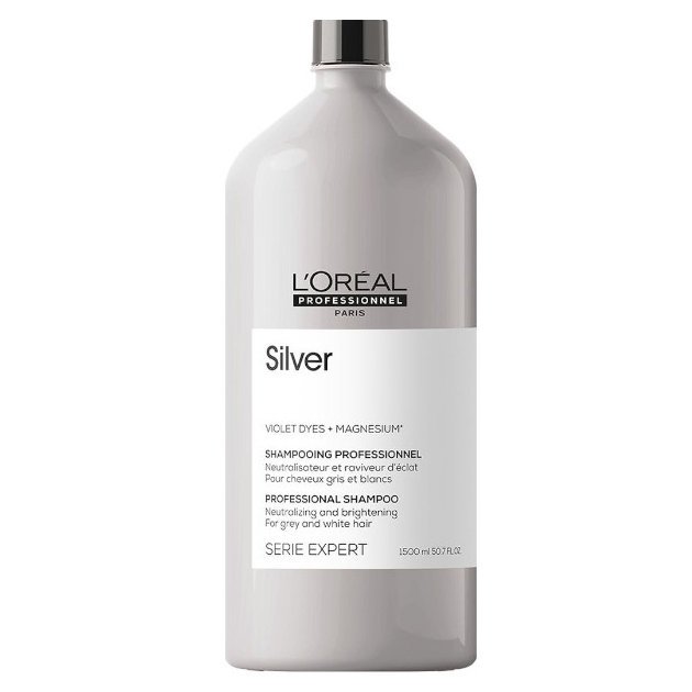 Loreal, Silver, Szampon do włosów siwych lub rozjaśnionych, 1500 ml