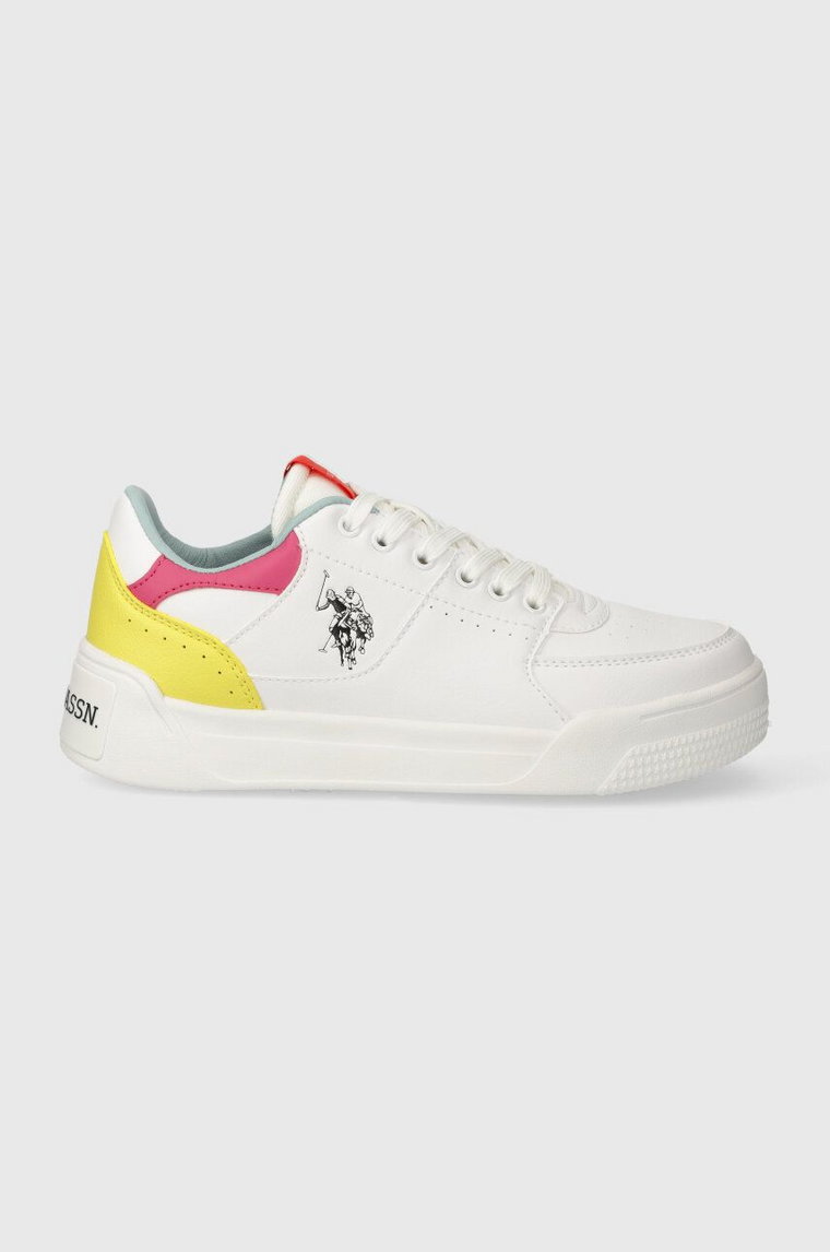 U.S. Polo Assn. sneakersy NOLE kolor biały NOLE001W 4YN1