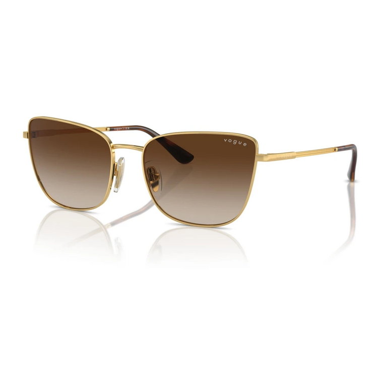 Tortoise Gold/Brown Shaded Okulary przeciwsłoneczne Vogue