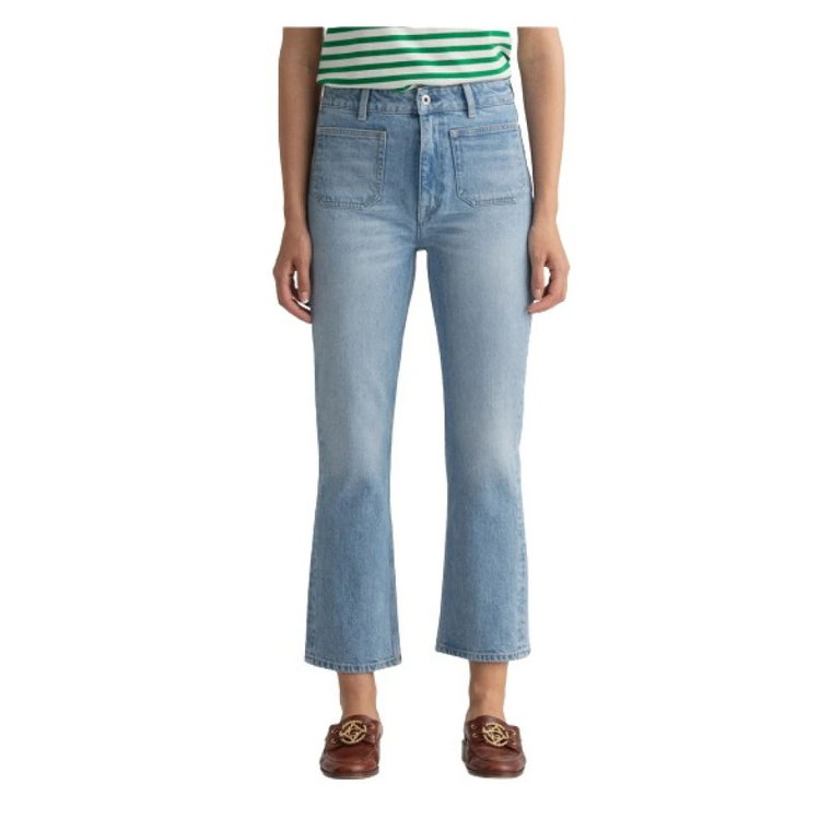 Crop Flare Jeans Gant