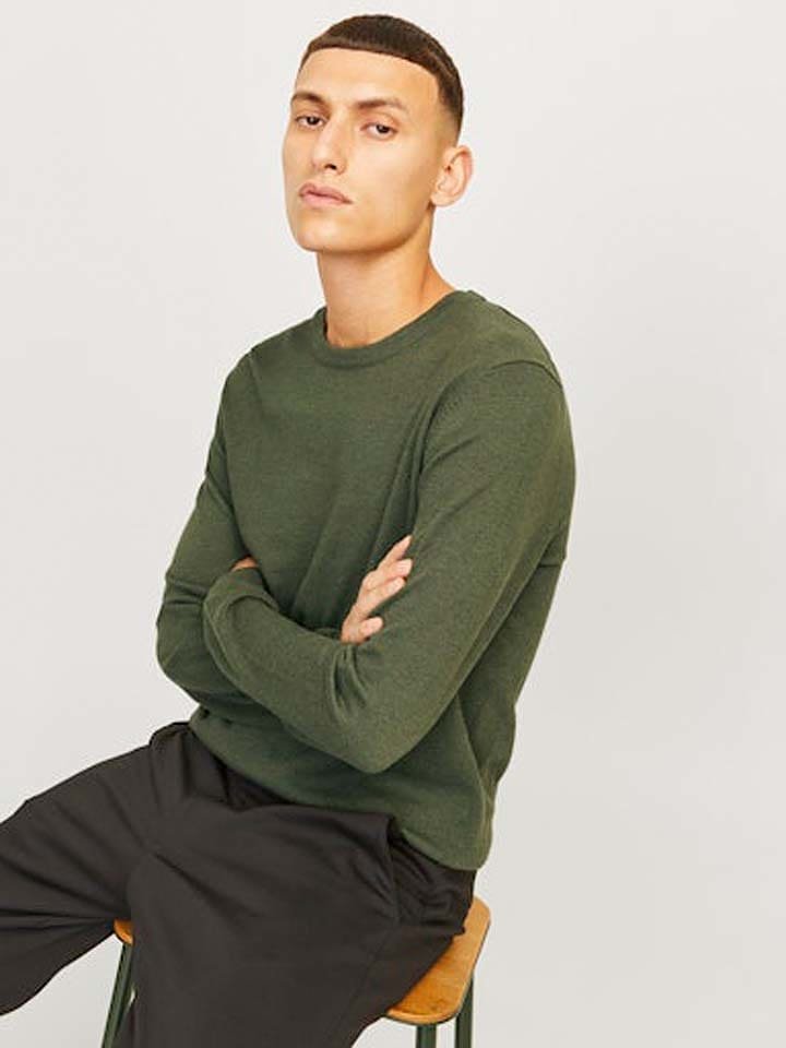 Jack & Jones Sweter w kolorze khaki