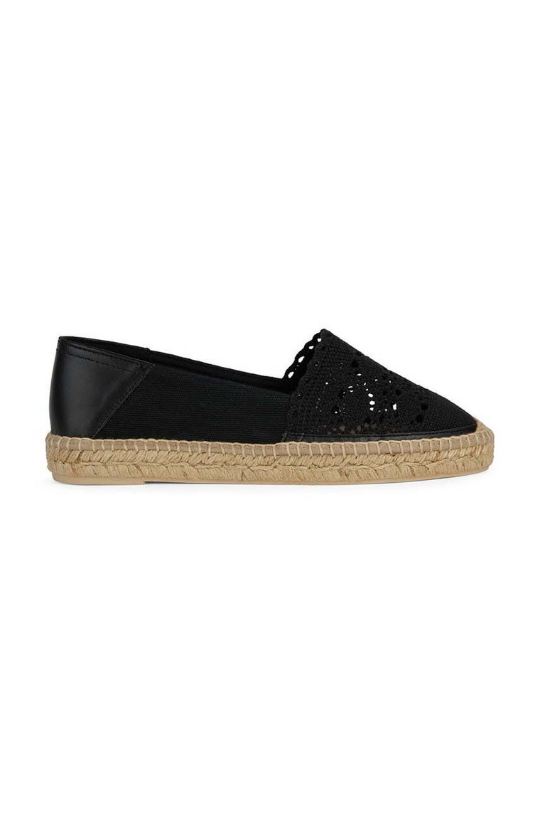 Geox espadryle D LAMPEDUSA kolor czarny D45V0D 0DS10 C9999