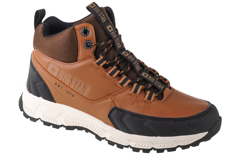 Big Star Trekking Shoes II174179, Męskie, Brązowe, buty trekkingowe, skóra syntetyczna, rozmiar: 44