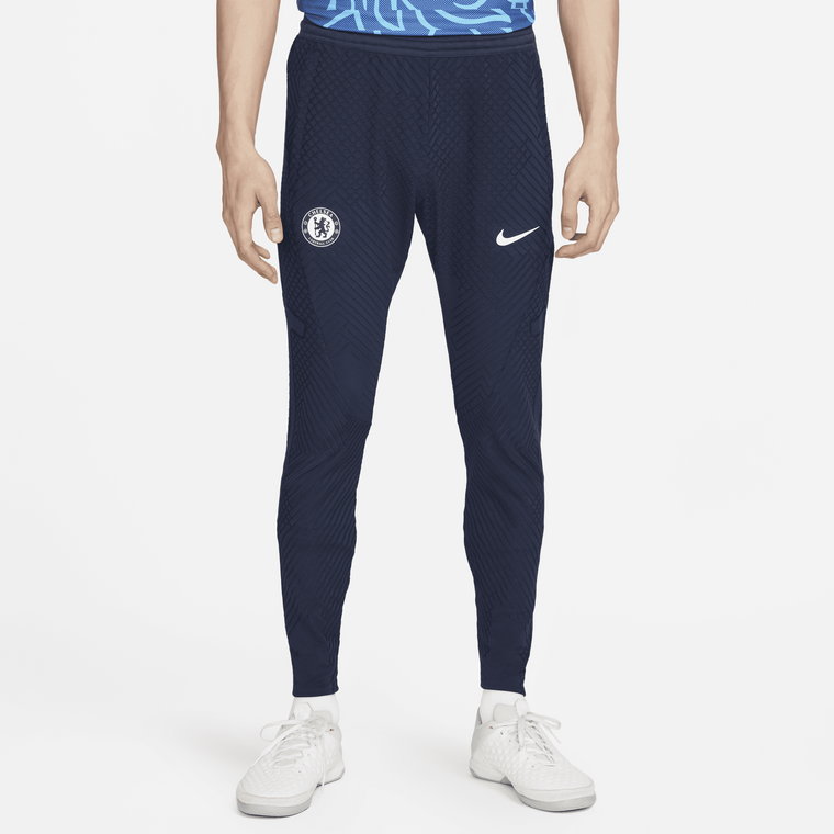 Męskie spodnie piłkarskie Nike Dri-FIT ADV Chelsea F.C. Strike Elite - Niebieski