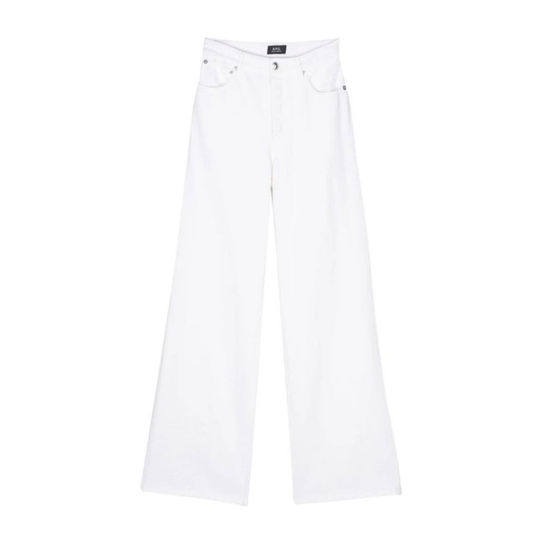 Białe Jeansy dla Kobiet A.p.c.