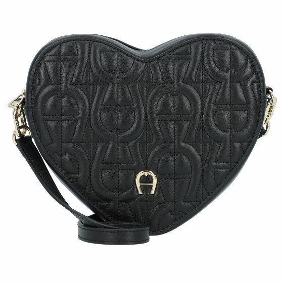 AIGNER Fashion Torba na ramię Skórzany 19 cm black