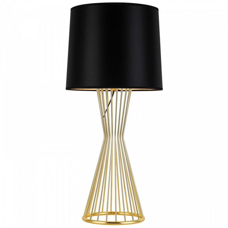 Lampa stołowa filo table czarno - złota 85 cm kod: MT1235