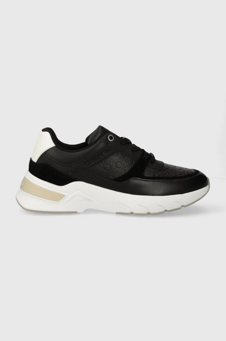 Calvin Klein sneakersy ELEVATED RUNNER - MONO MIX kolor czarny HW0HW01869