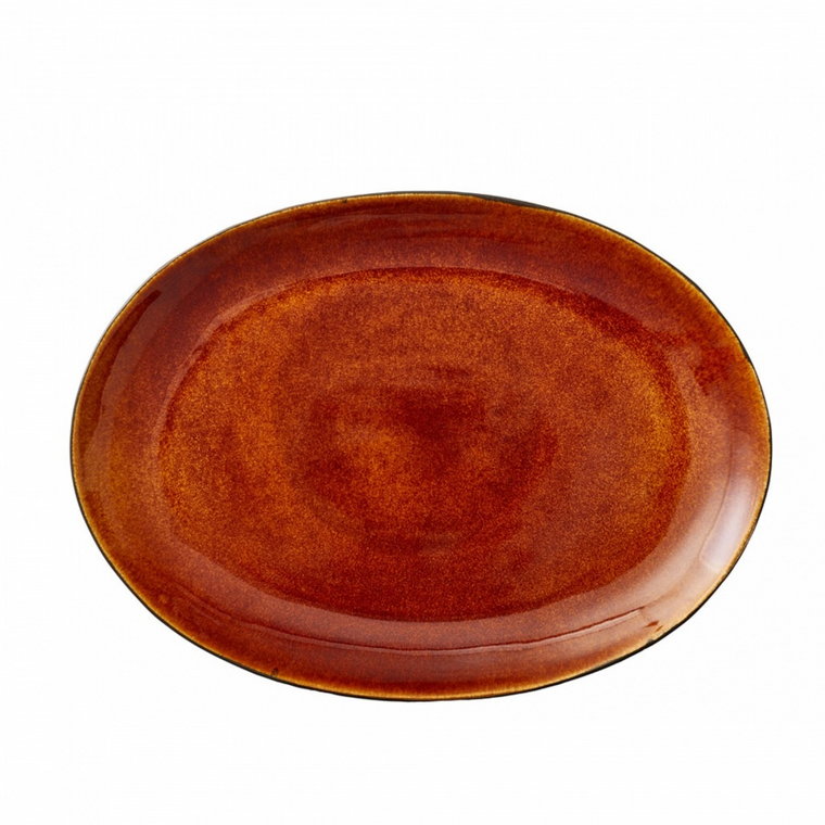 Półmisek owalny 45 x 34 cm black/amber  821287 kod: 821287