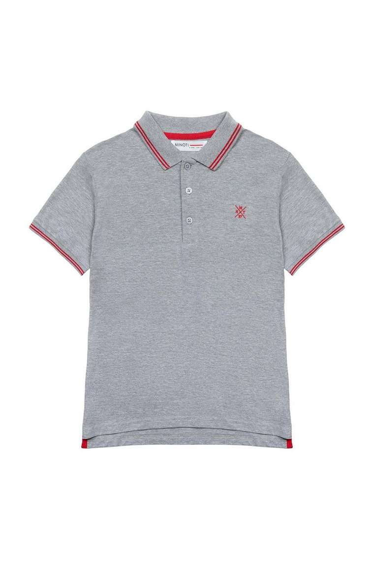 T-shirt niemowlęcy szary polo