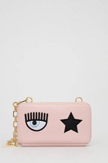 Chiara Ferragni kopertówka Eye Star kolor różowy