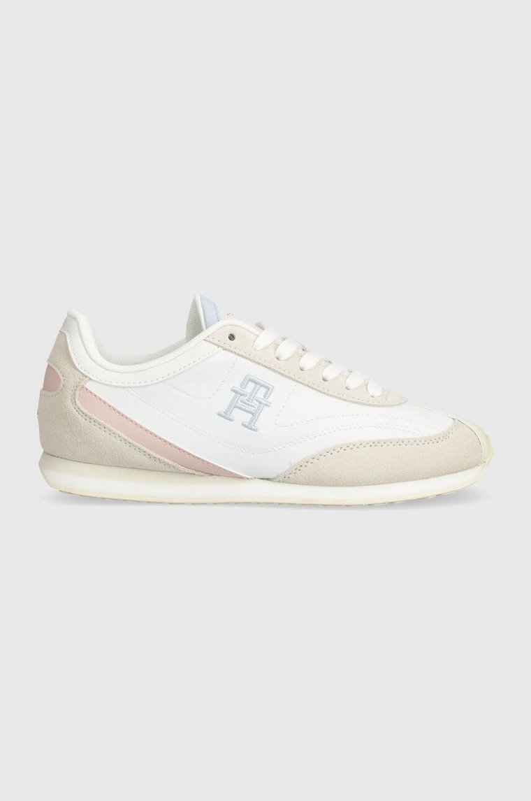 Tommy Hilfiger sneakersy TH HERITAGE RUNNER kolor beżowy FW0FW07892