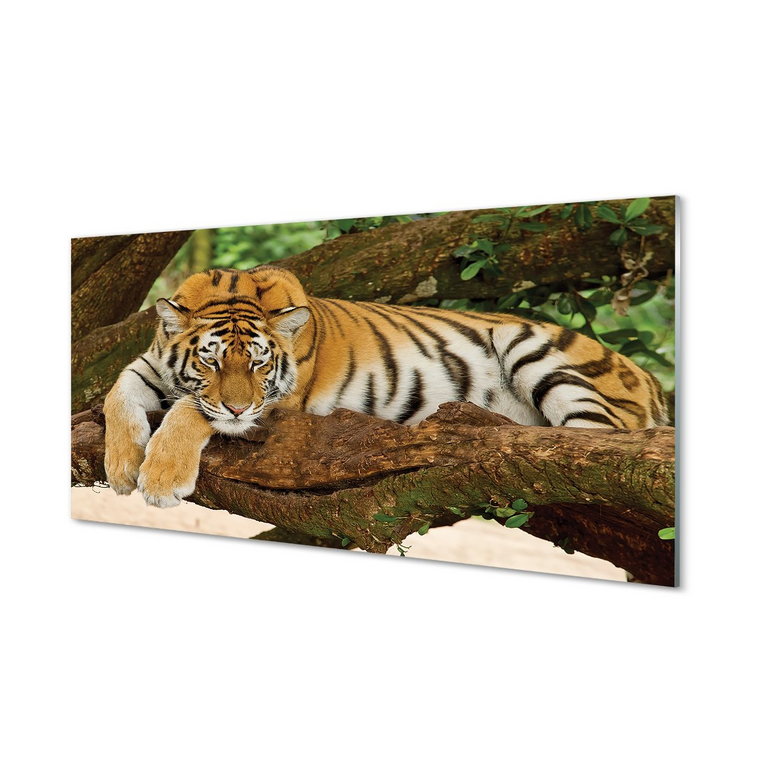 Nowoczesny panel kuchenny Drzewo tygrys 120x60 cm