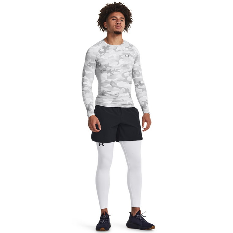 Męskie legginsy treningowe Under Armour UA CG Armour Leggings - białe