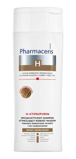 PHARMACERIS H-STIMUPURIN Szampon Stymulujący Wzrost Włosów - 250 ml