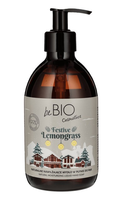 BeBIO Relaksujące Mydło do rąk Festive Lemongrass 400 ml