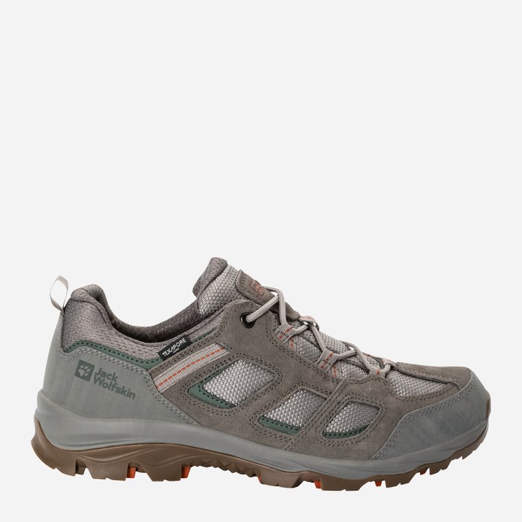 Buty sportowe trekkingowe męskie Jack Wolfskin Vojo 3 Texapore Low M 4042441-6185 42 (8UK) 25.9 cm Szare (4064993832419). Buty sportowe męskie