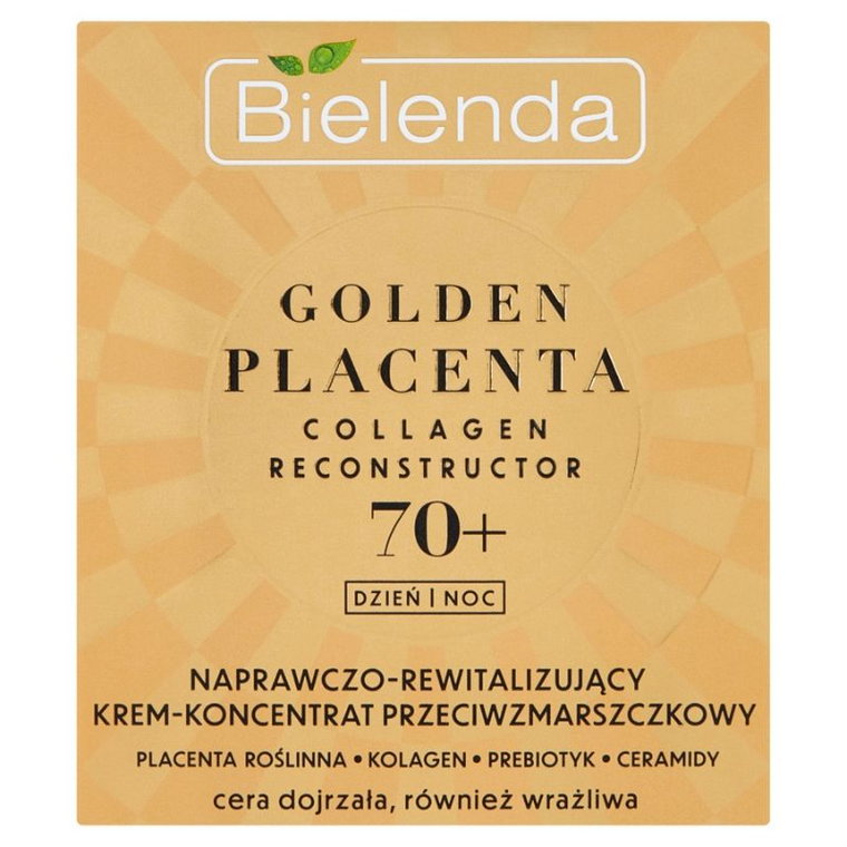 Bielenda Golden Placenta - Naprawczo-rewitalizujący krem przeciwzmarszczkowy 70+ dzień/noc 50ml
