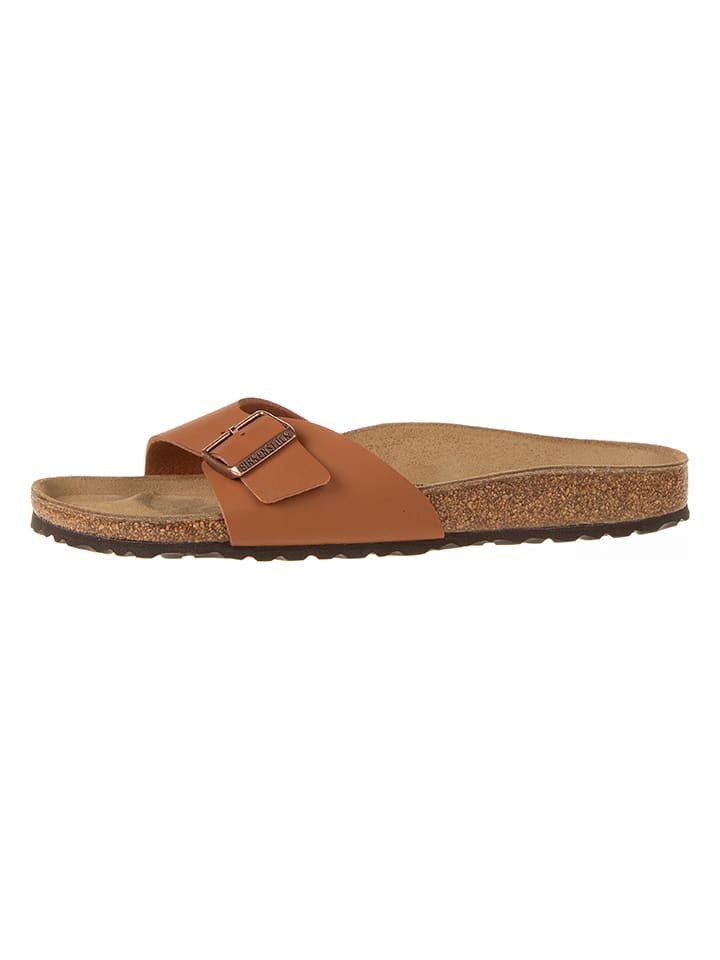 Birkenstock Klapki "Madrid" w kolorze jasnobrązowym