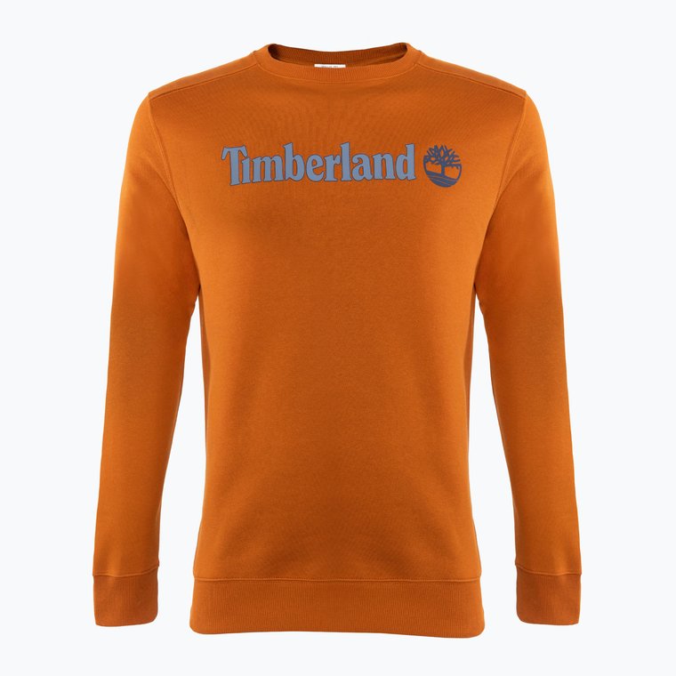 Bluza męska Timberland Linear Logo Crew Neck umber